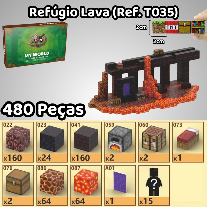 Blocos Magnéticos Minecraft - Vários Modelos