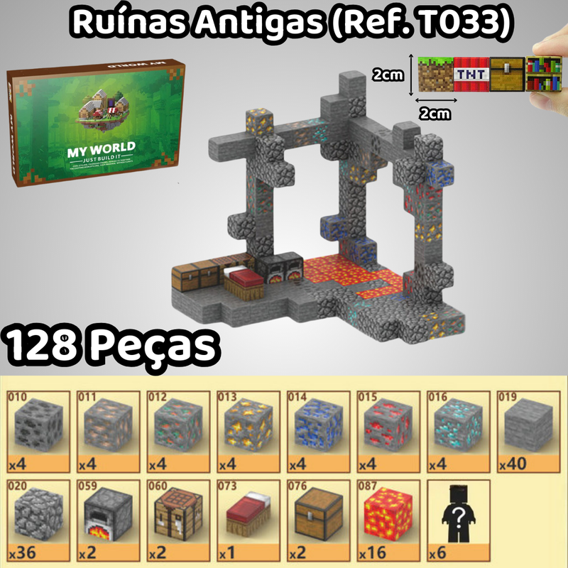 Blocos Magnéticos Minecraft - Vários Modelos