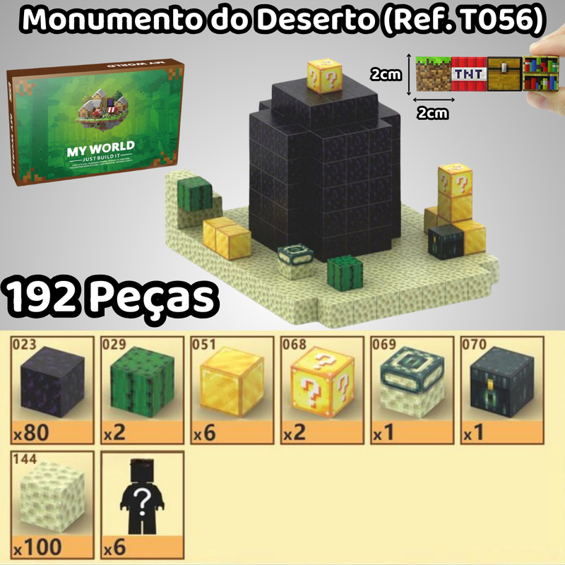 Blocos Magnéticos Minecraft - Vários Modelos