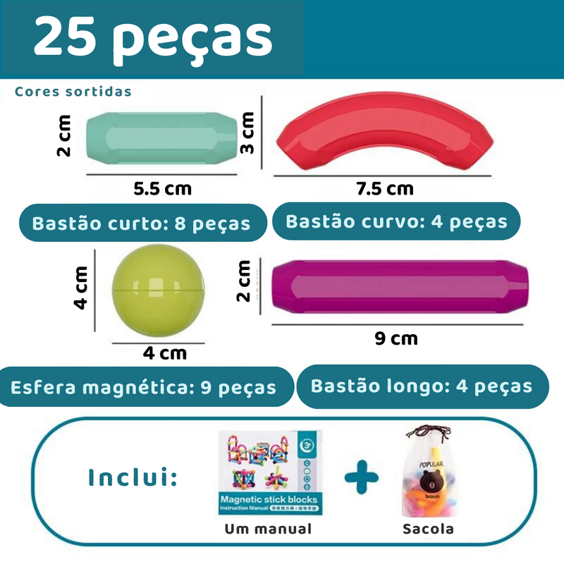 Blocos Magnéticos Criativos