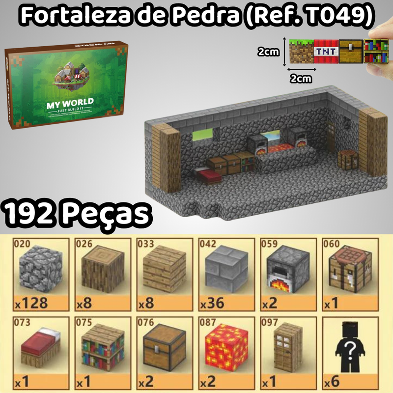 Blocos Magnéticos Minecraft - Vários Modelos