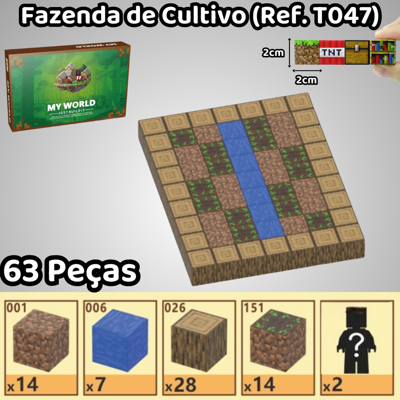 Blocos Magnéticos Minecraft - Vários Modelos