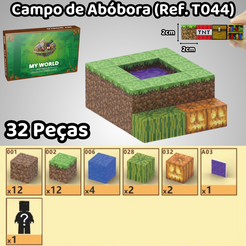 Blocos Magnéticos Minecraft - Vários Modelos