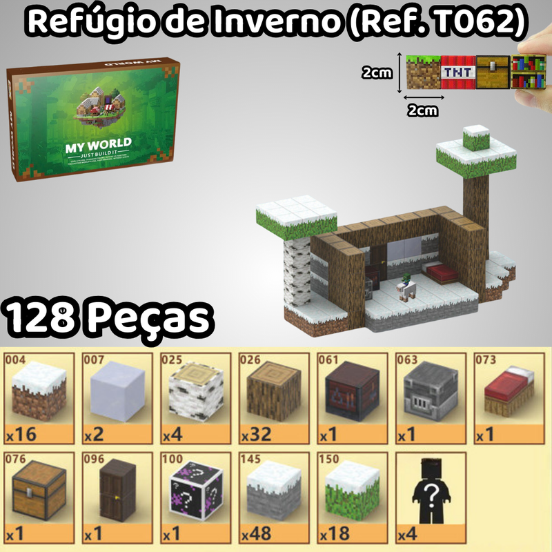 Blocos Magnéticos Minecraft - Vários Modelos