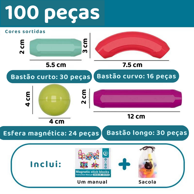 Blocos Magnéticos Criativos