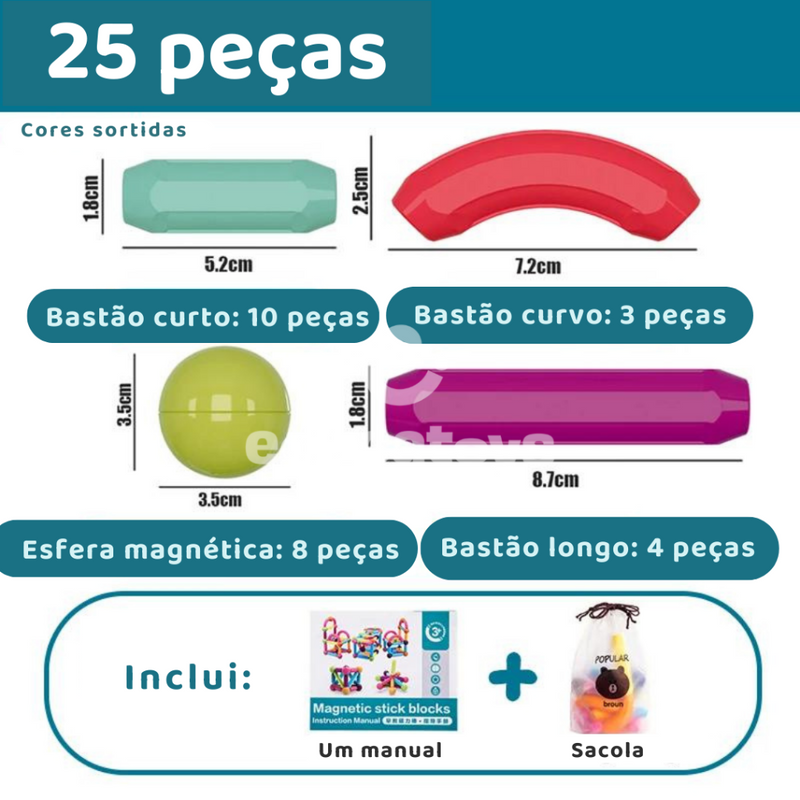 Blocos Magnéticos Criativos