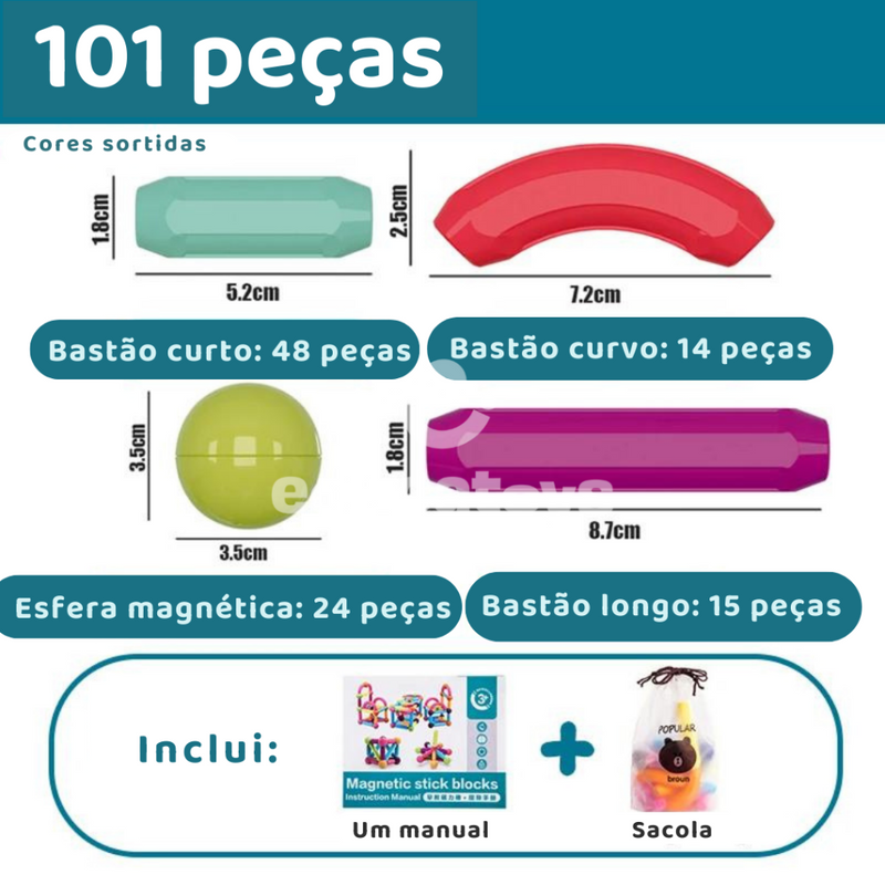 Blocos Magnéticos Criativos