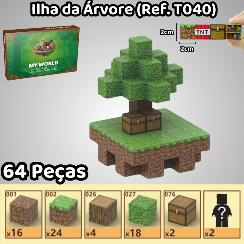 Blocos Magnéticos Minecraft - Vários Modelos