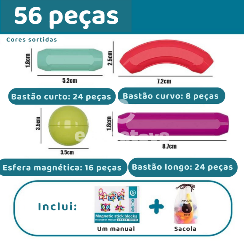 Blocos Magnéticos Criativos