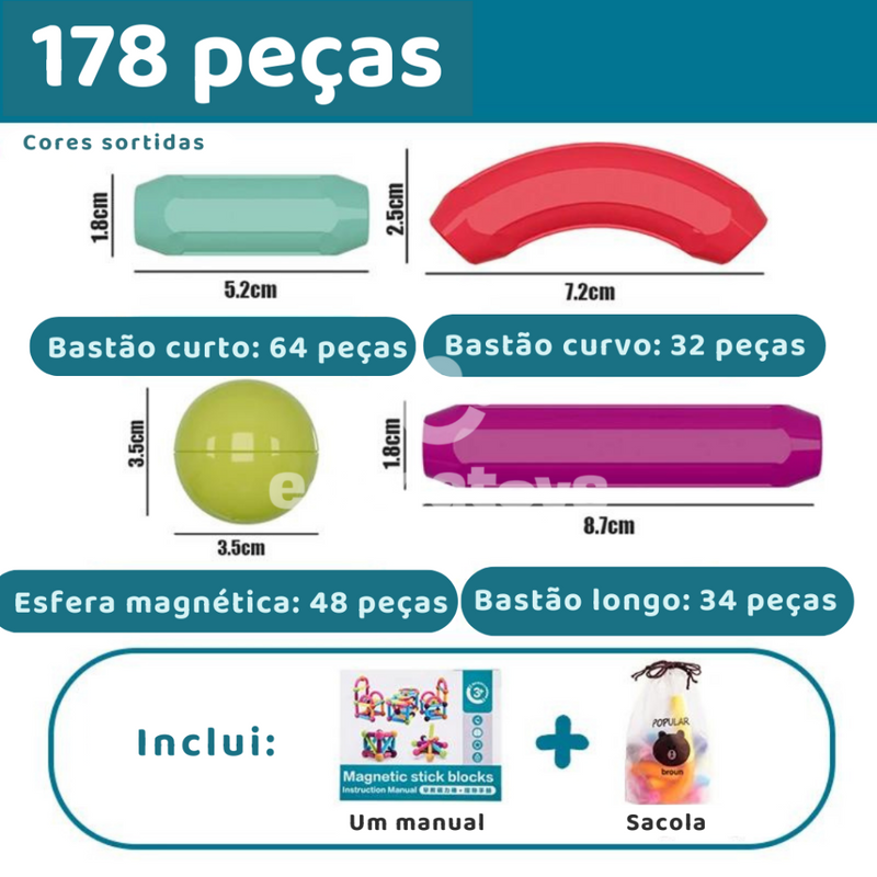 Blocos Magnéticos Criativos